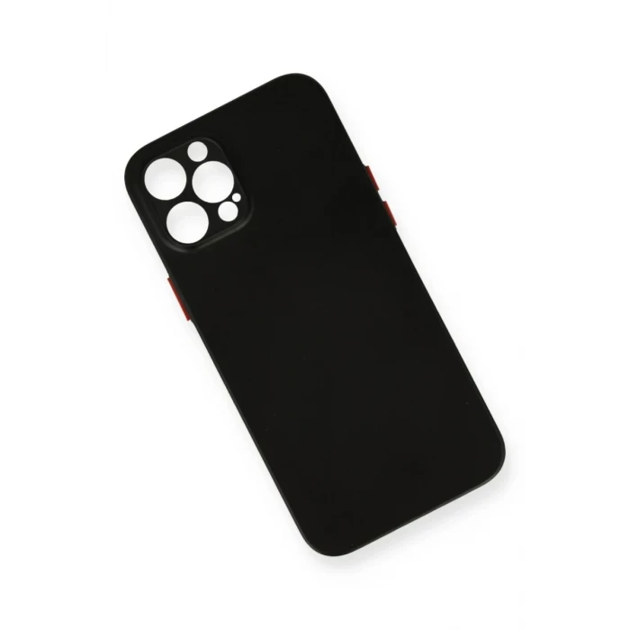 Newface Apple iPhone 12 Pro Max Kılıf PP Ultra İnce Kapak - Siyah