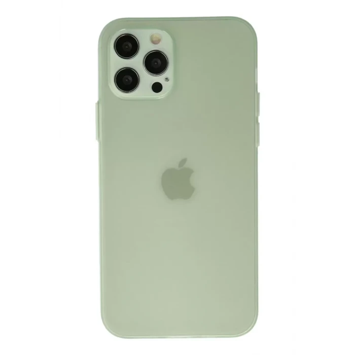 Newface Apple iPhone 12 Pro Max Kılıf Puma Silikon - Açık Yeşil