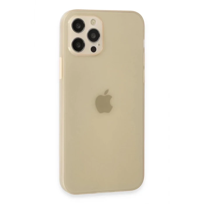 Newface Apple iPhone 12 Pro Max Kılıf Puma Silikon - Gold