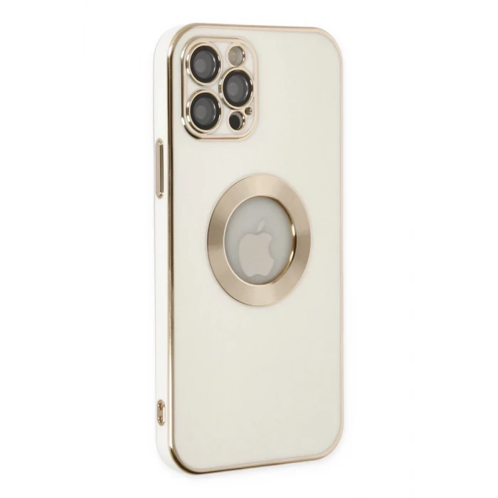 Newface Apple iPhone 12 Pro Max Kılıf Store Silikon - Beyaz