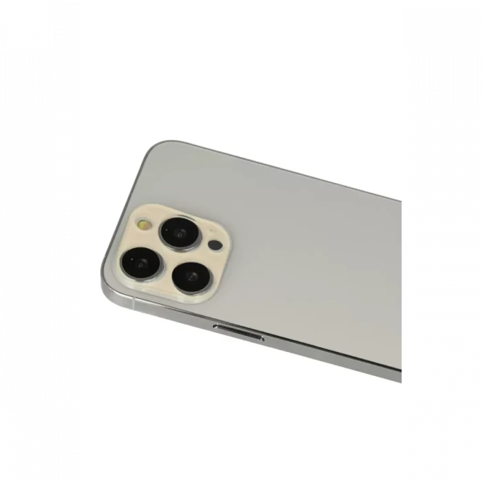 Newface Apple iPhone 12 Pro Rainbow Kamera Lens Koruma Cam - Gold