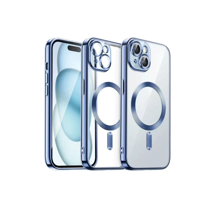 Newface Apple iPhone 13 Kılıf Kross Magneticsafe Kapak - Sierra Blue