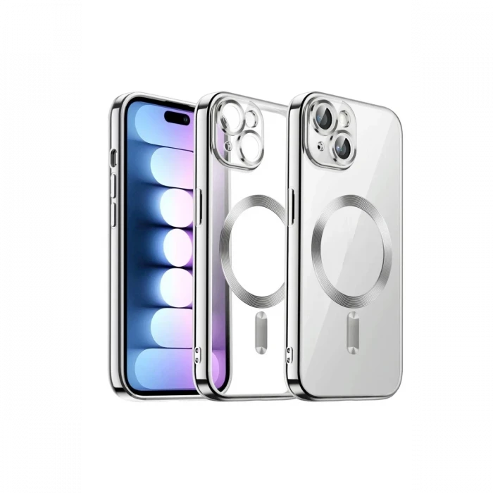 Newface Apple iPhone 13 Kılıf Kross Magneticsafe Kapak - Titan Gri