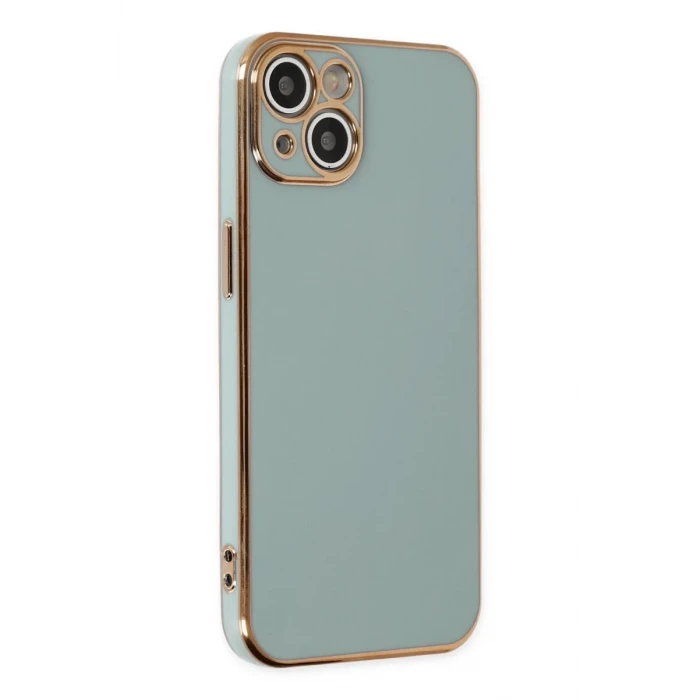 Newface Apple iPhone 13 Kılıf Volet Silikon - Açık Yeşil