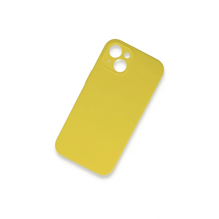 Newface Apple iPhone 13 Mini Kılıf Lansman Legant Silikon - Sarı
