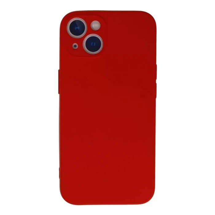 Newface Apple iPhone 13 Mini Kılıf Nano içi Kadife Silikon - Kırmızı