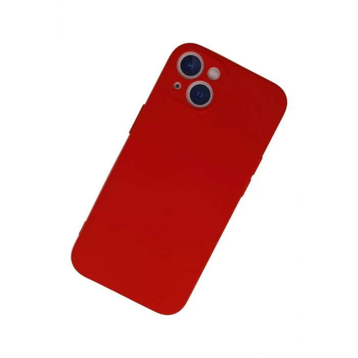 Newface Apple iPhone 13 Mini Kılıf Nano içi Kadife Silikon - Kırmızı