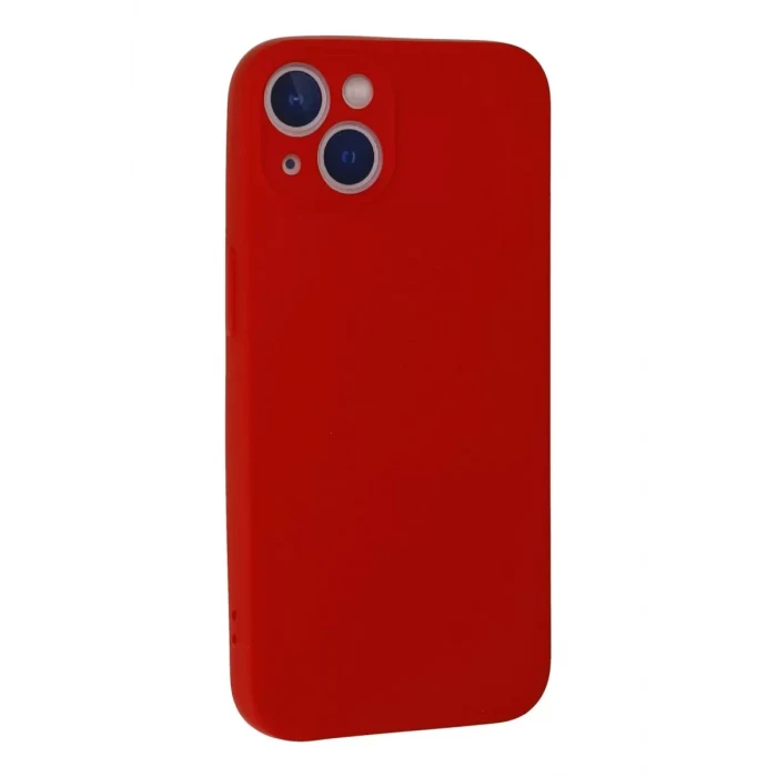 Newface Apple iPhone 13 Mini Kılıf Nano içi Kadife Silikon - Kırmızı