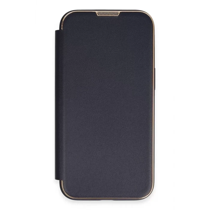 Newface Apple iPhone 13 Pro Kılıf Dolpin Kapaklı - Lacivert