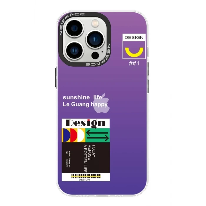 Newface Apple iPhone 13 Pro Kılıf Estoril Desenli Kapak - Estoril - 4