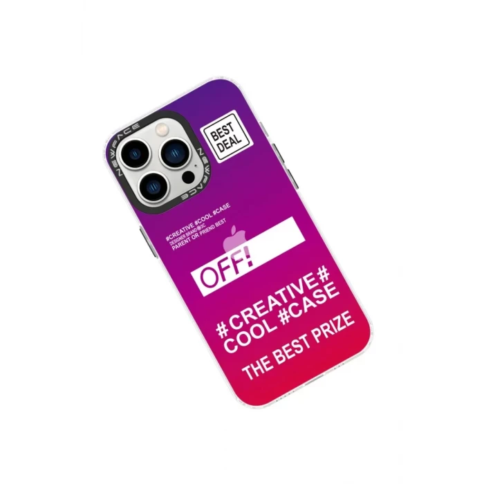 Newface Apple iPhone 13 Pro Kılıf Estoril Desenli Kapak - Estoril - 9