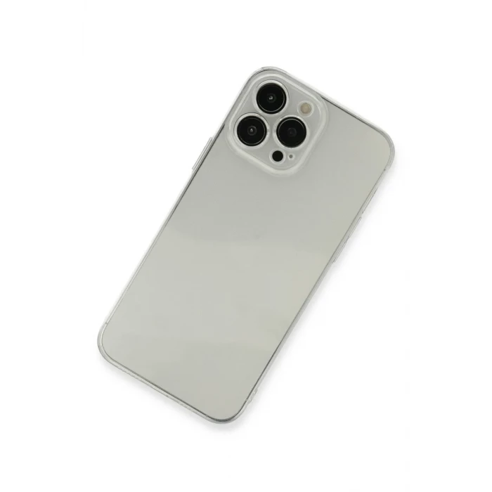 Newface Apple iPhone 13 Pro Kılıf Fly Lens Silikon - Şeffaf