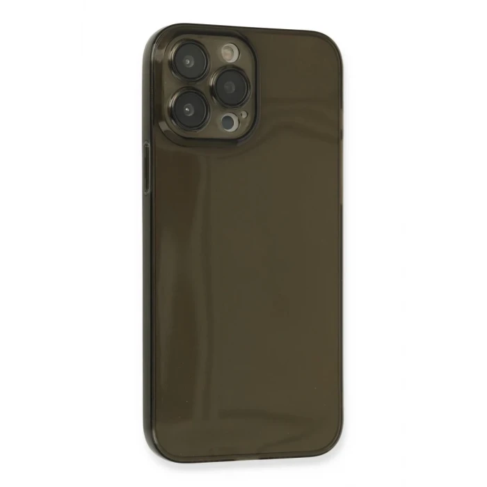 Newface Apple iPhone 13 Pro Kılıf Fly Lens Silikon - Siyah