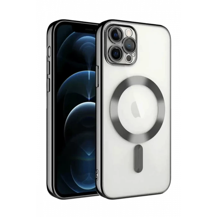 Newface Apple iPhone 13 Pro Kılıf Kross Magneticsafe Kapak - Siyah