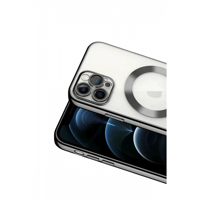Newface Apple iPhone 13 Pro Kılıf Kross Magneticsafe Kapak - Siyah