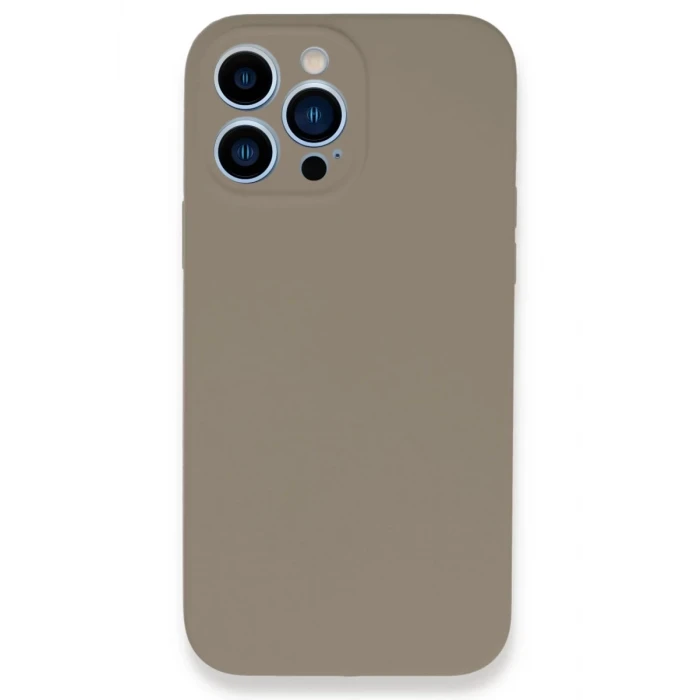 Newface Apple iPhone 13 Pro Kılıf Lansman Legant Silikon - Bej