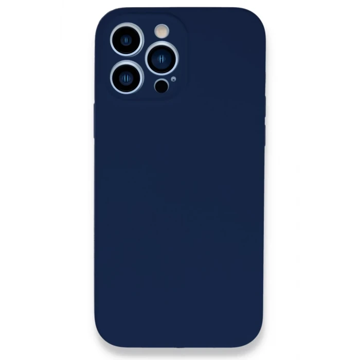 Newface Apple iPhone 13 Pro Kılıf Lansman Legant Silikon - Lacivert