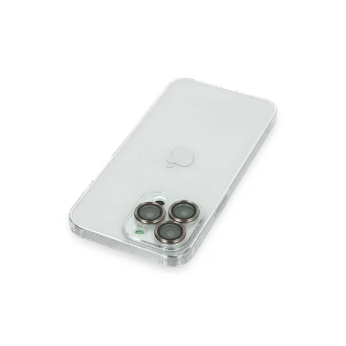 Newface Apple iPhone 13 Pro Kılıf Luko Lens Silikon -Yeşil