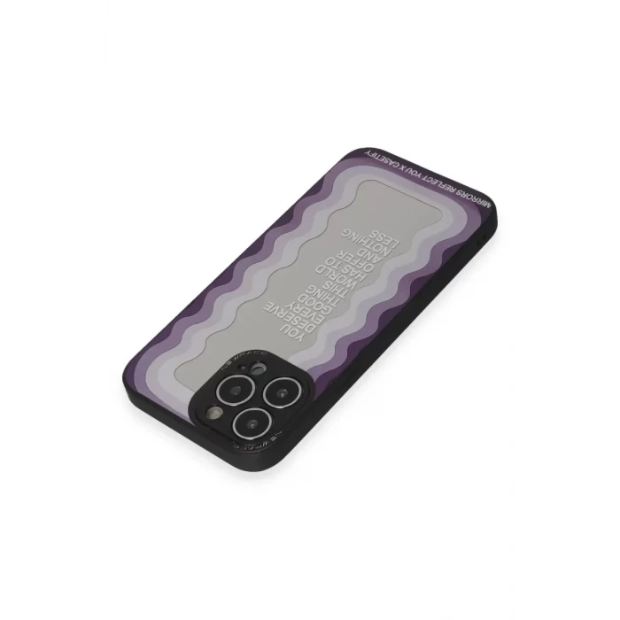 Newface Apple iPhone 13 Pro Kılıf Mirror Desenli Kapak - Mirror - 5