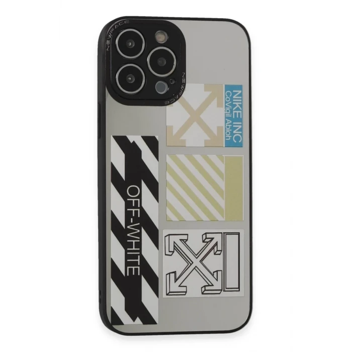Newface Apple iPhone 13 Pro Kılıf Mirror Desenli Kapak - Mirror - 6