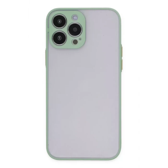 Newface Apple iPhone 13 Pro Kılıf Montreal Silikon Kapak - Turkuaz