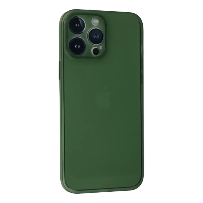 Newface Apple iPhone 13 Pro Kılıf PP Ultra İnce Kapak - Yeşil