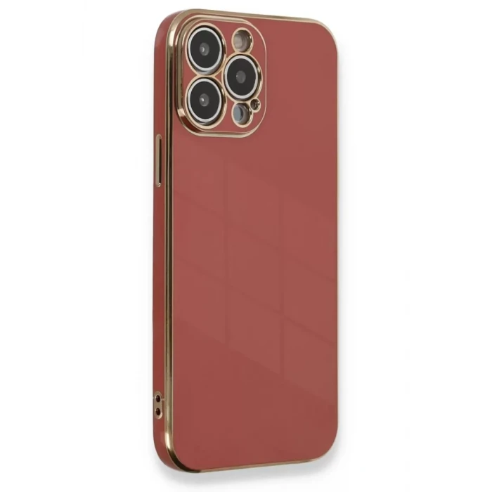Newface Apple iPhone 13 Pro Kılıf Volet Silikon - Kırmızı
