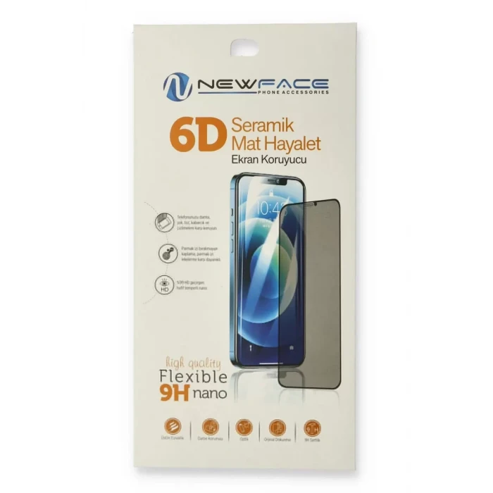 Newface Apple iPhone 13 Pro Max 6D Mat Seramik Hayalet Nano Ekran Koruyucu
