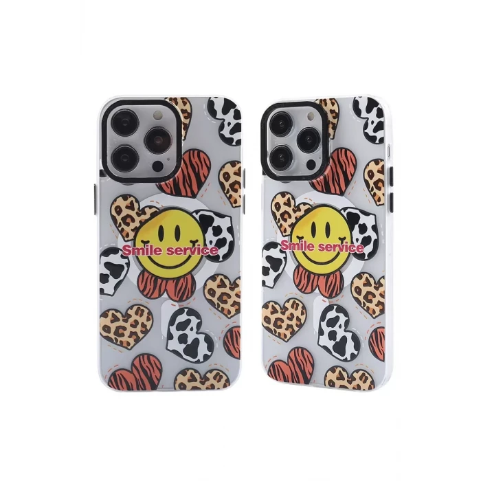Newface Apple iPhone 13 Pro Max Kılıf Apollo Magneticsafe Desenli Kapak - Apollo Şeffaf - 2