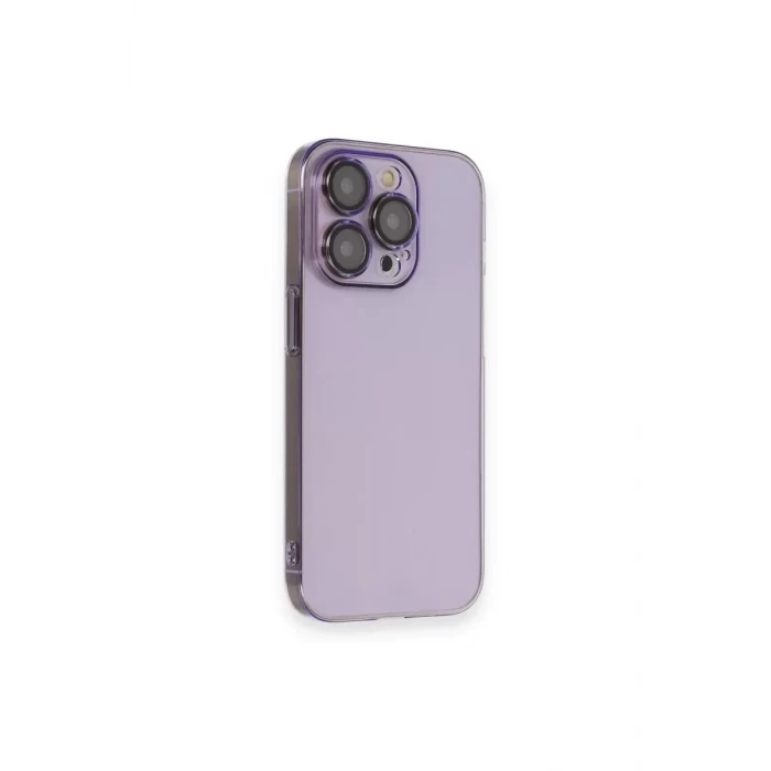 Newface Apple iPhone 13 Pro Max Kılıf Armada Lensli Kapak - Lila
