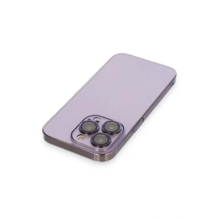 Newface Apple iPhone 13 Pro Max Kılıf Armada Lensli Kapak - Lila