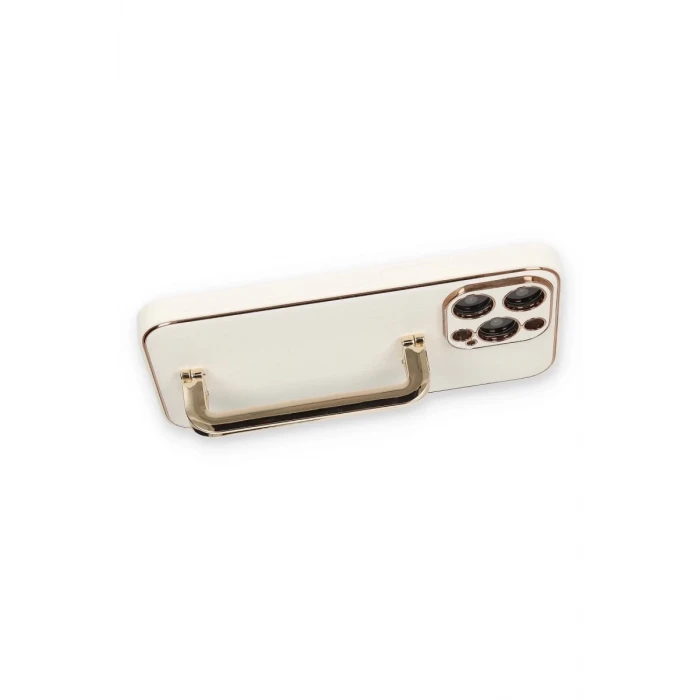 Newface Apple iPhone 13 Pro Max Kılıf Coco Elit Kapak - Beyaz