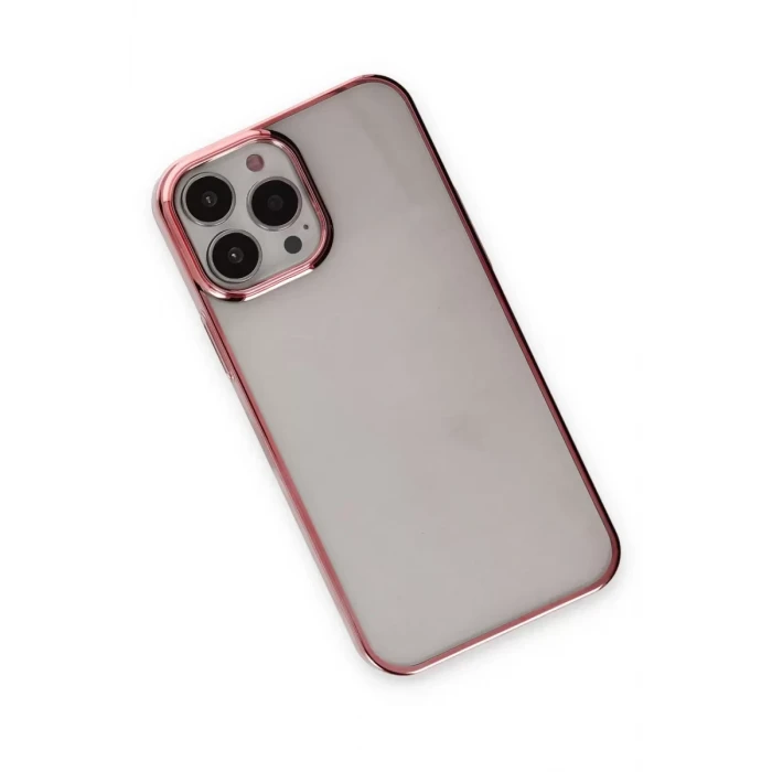 Newface Apple iPhone 13 Pro Max Kılıf Element Silikon - Pembe