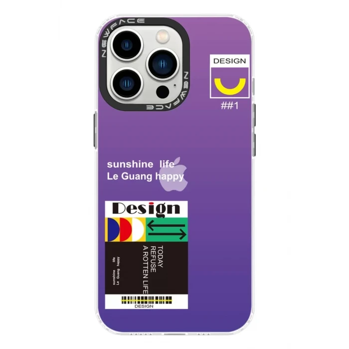 Newface Apple iPhone 13 Pro Max Kılıf Estoril Desenli Kapak - Estoril - 4