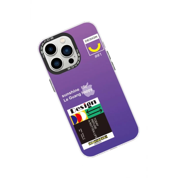 Newface Apple iPhone 13 Pro Max Kılıf Estoril Desenli Kapak - Estoril - 4