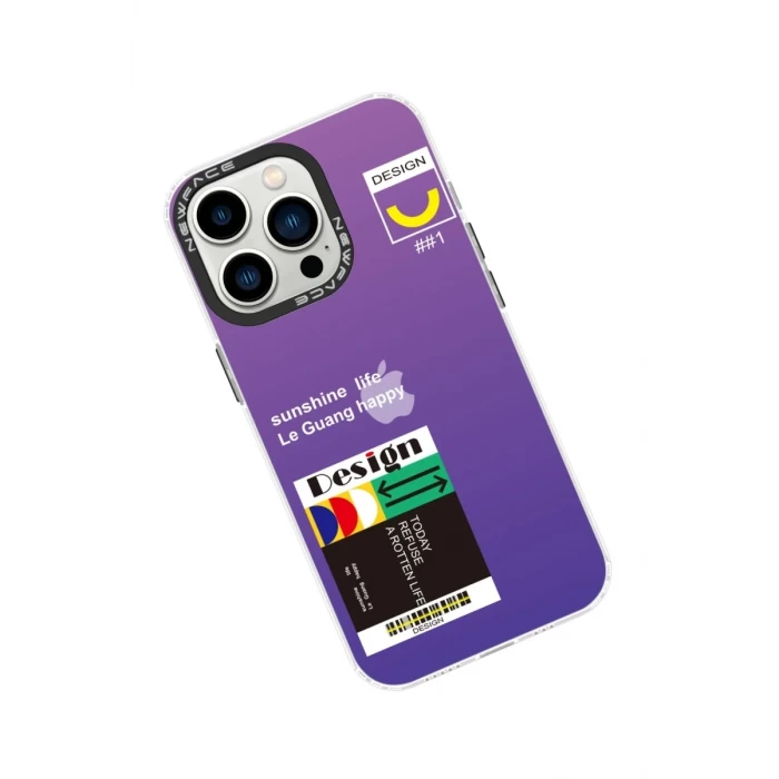 Newface Apple iPhone 13 Pro Max Kılıf Estoril Desenli Kapak - Estoril - 4
