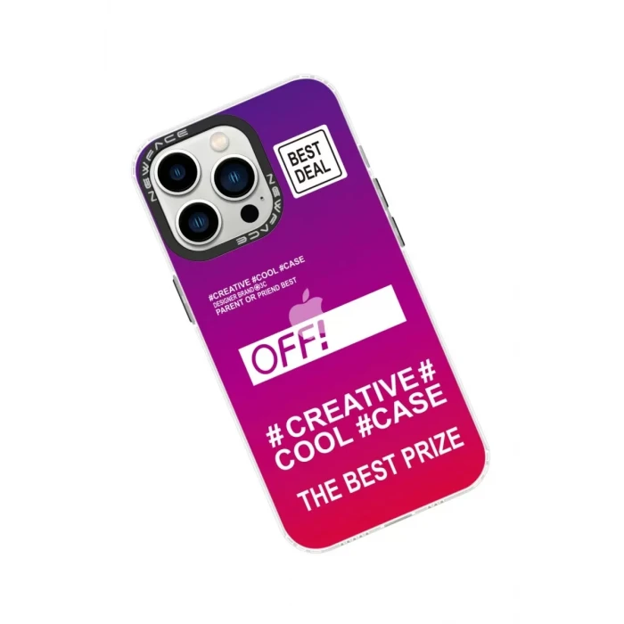 Newface Apple iPhone 13 Pro Max Kılıf Estoril Desenli Kapak - Estoril - 9