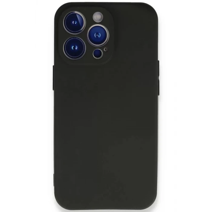 Newface Apple iPhone 13 Pro Max Kılıf First Silikon - Siyah