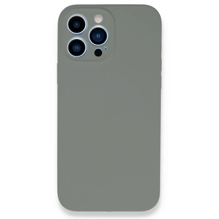 Newface Apple iPhone 13 Pro Max Kılıf Lansman Legant Silikon - Gri