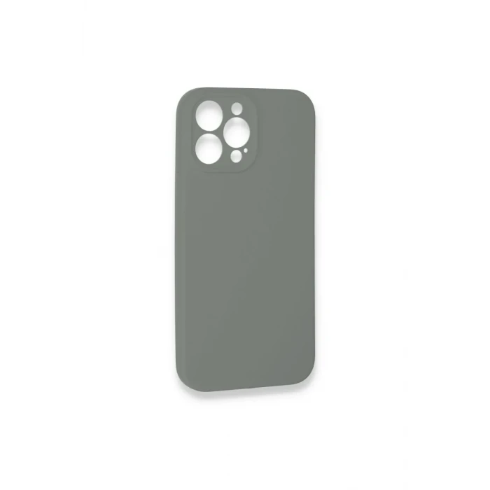 Newface Apple iPhone 13 Pro Max Kılıf Lansman Legant Silikon - Gri