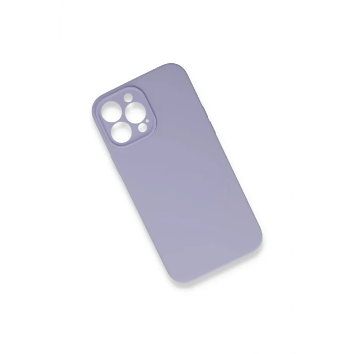 Newface Apple iPhone 13 Pro Max Kılıf Lansman Legant Silikon - Lila