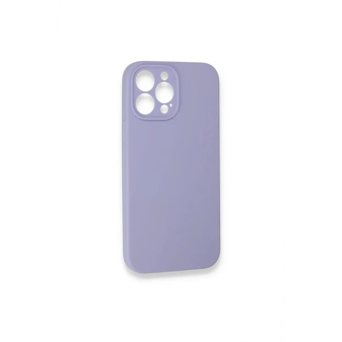 Newface Apple iPhone 13 Pro Max Kılıf Lansman Legant Silikon - Lila