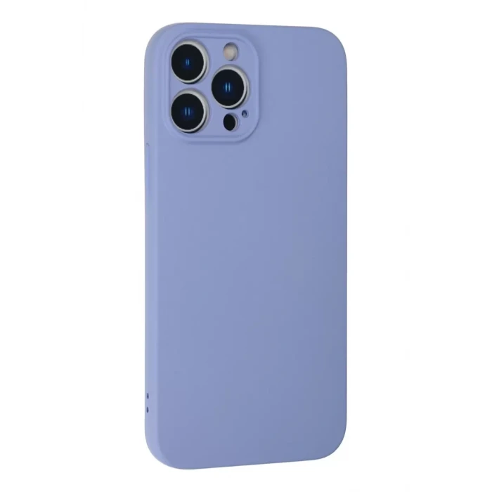 Newface Apple iPhone 13 Pro Max Kılıf Nano içi Kadife Silikon - Lila