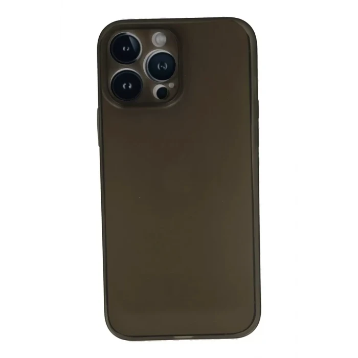 Newface Apple iPhone 13 Pro Max Kılıf PP Ultra İnce Kapak - Gri