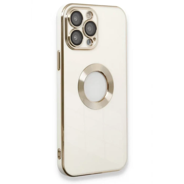 Newface Apple iPhone 13 Pro Max Kılıf Store Silikon - Beyaz