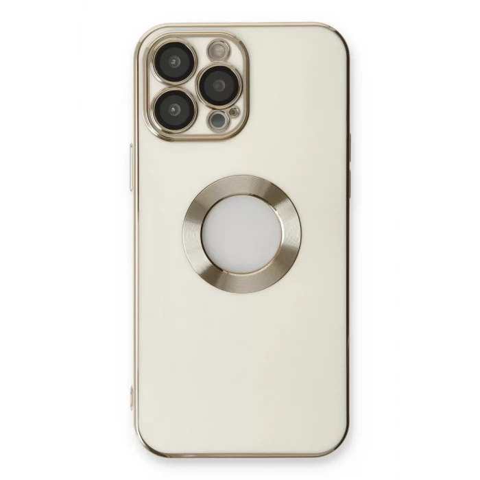 Newface Apple iPhone 13 Pro Max Kılıf Store Silikon - Beyaz