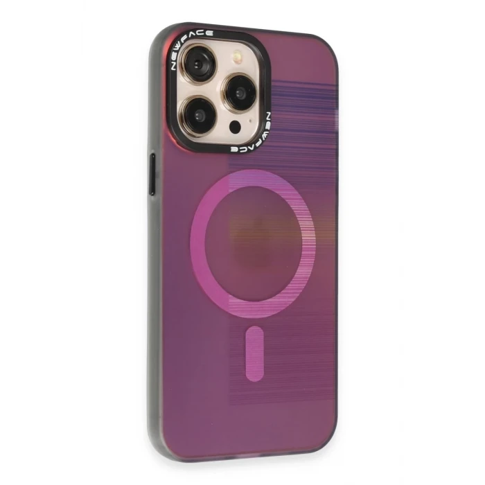 Newface Apple iPhone 13 Pro Max Kılıf Venüs Magneticsafe Desenli Kapak - Venüs - 9