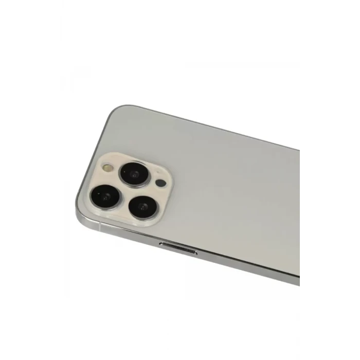 Newface Apple iPhone 13 Pro Max Rainbow Kamera Lens Koruma Cam - Rose Gold