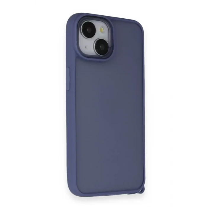 Newface Apple iPhone 14 Kılıf Elegant Kapak - Açık Mavi