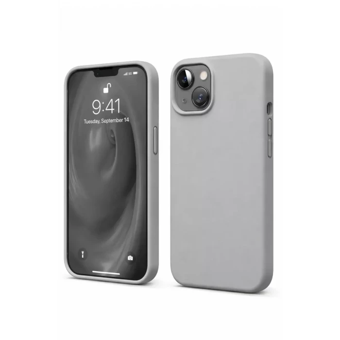 Newface Apple iPhone 14 Kılıf First Silikon - Gri